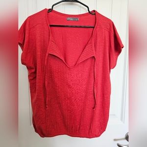 Prana top coral color